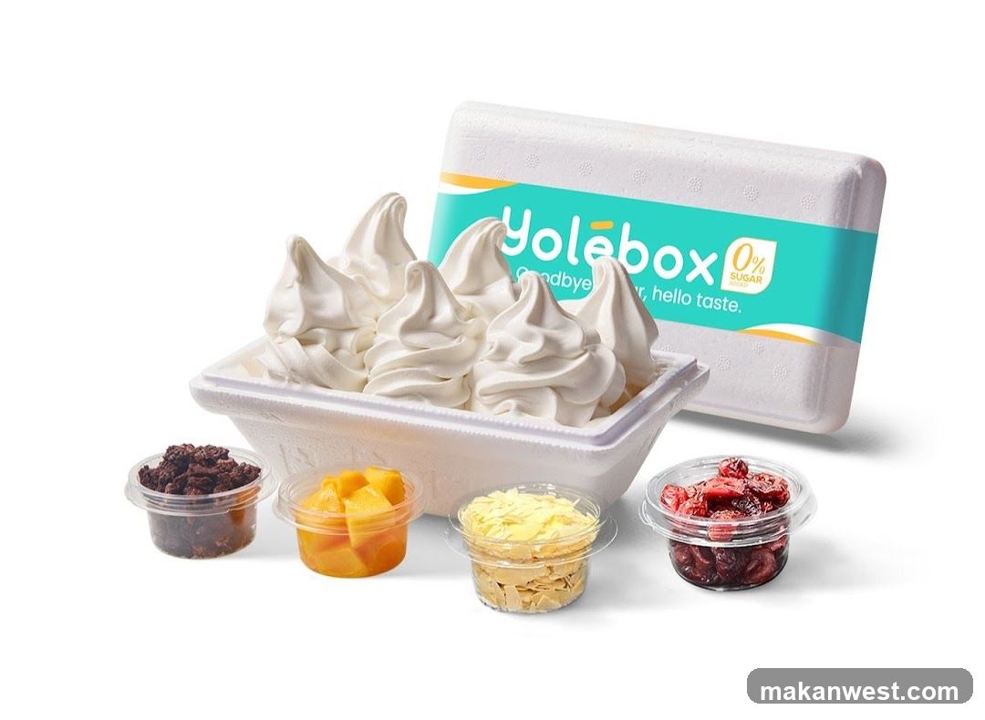 Yolebox Dessert with Toppings