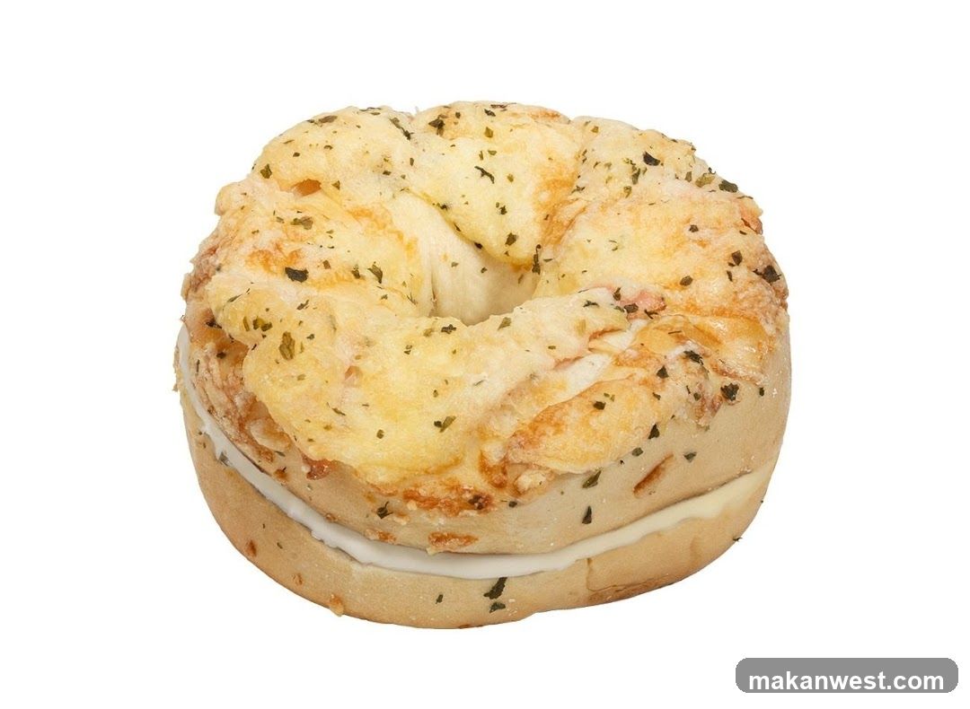 Cheese and Herb Bagel