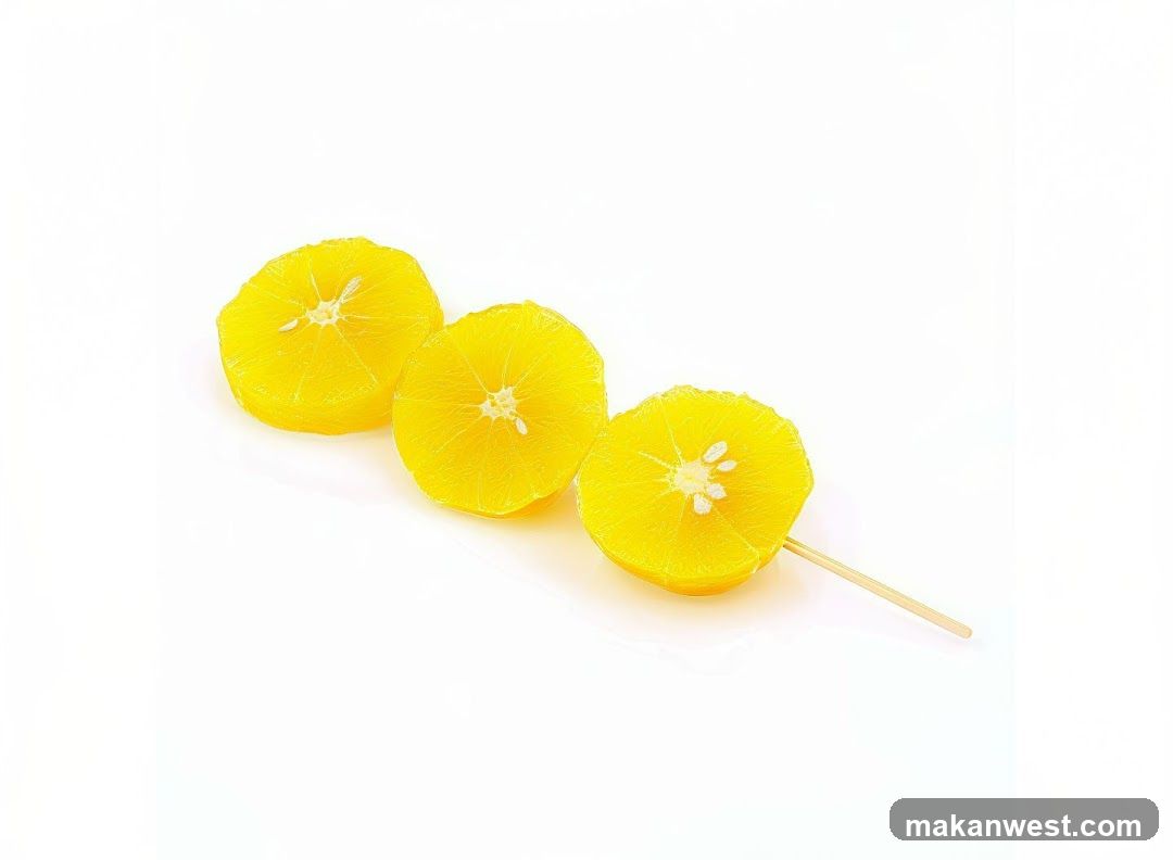 Apple Slices on a Stick