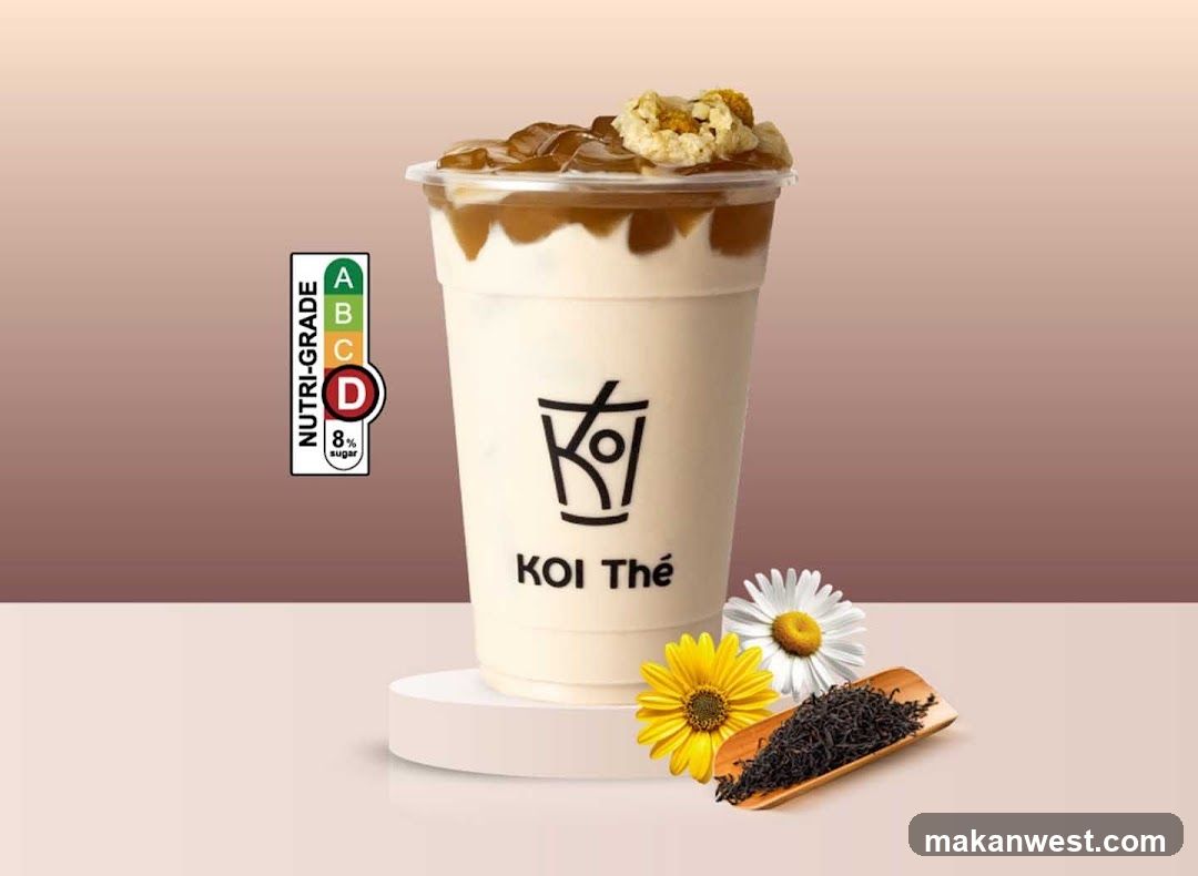 Koi Thé beverage advertisement