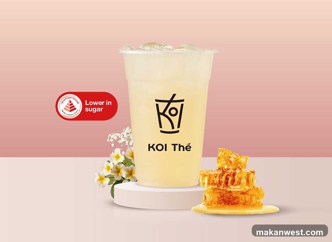 Koi Thé beverage advertisement