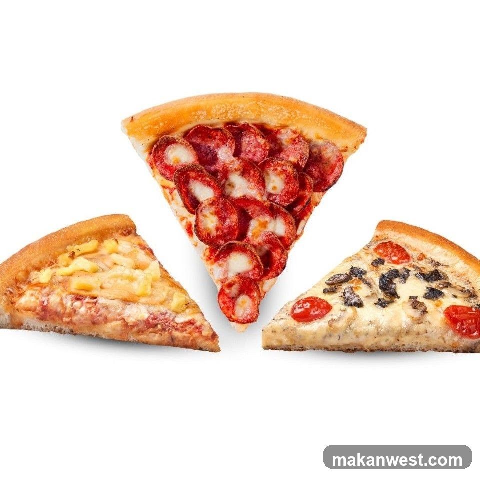 Three Slices of Pizza