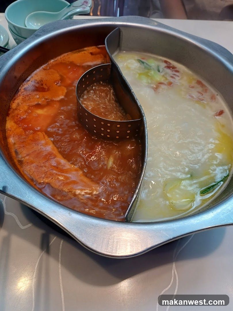 Hot Pot with Two Broths