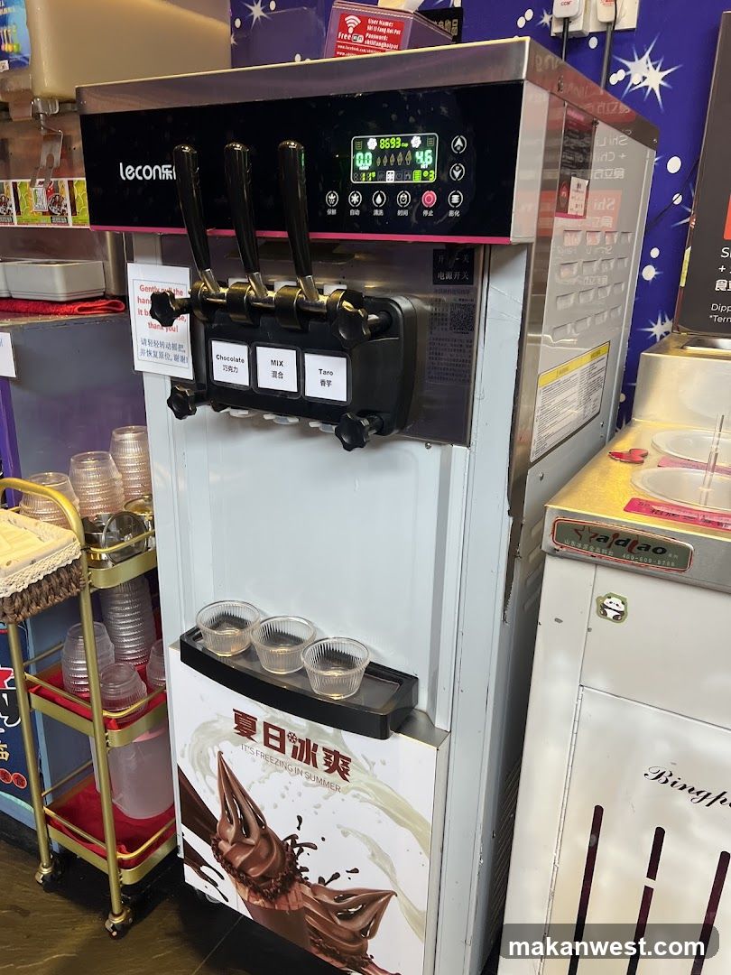 Soft Serve Machine in Store Interior