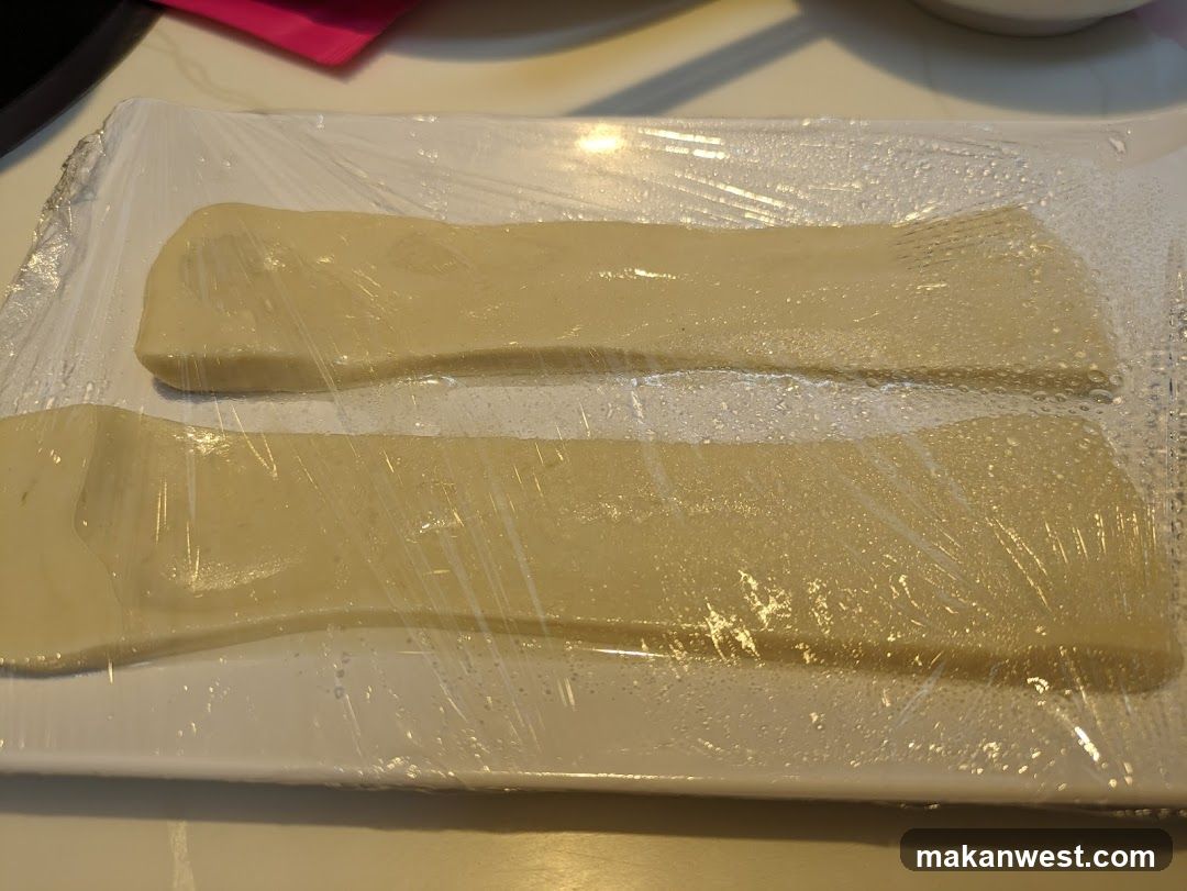 Dough Sheets on Plate