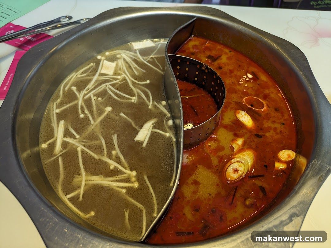 Spicy and Clear Broth Hot Pot