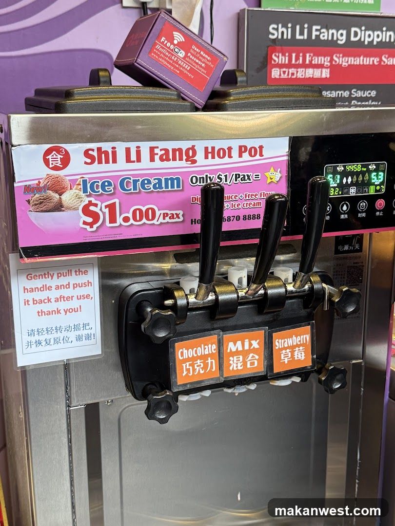 Shi Li Fang Hot Pot Ice Cream Machine
