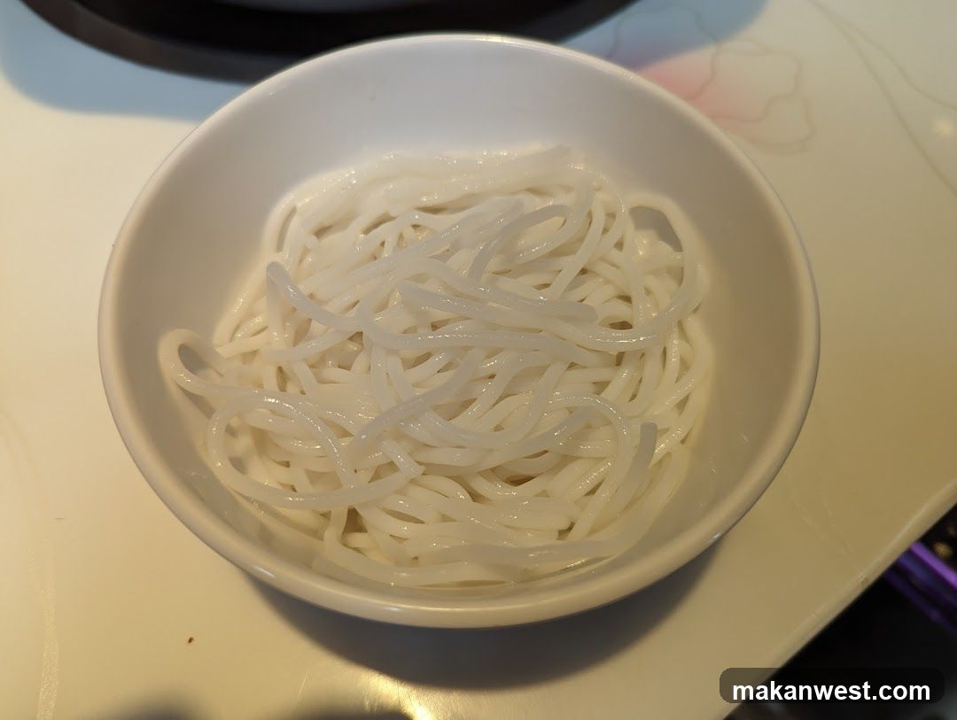 Bowl of White Noodles