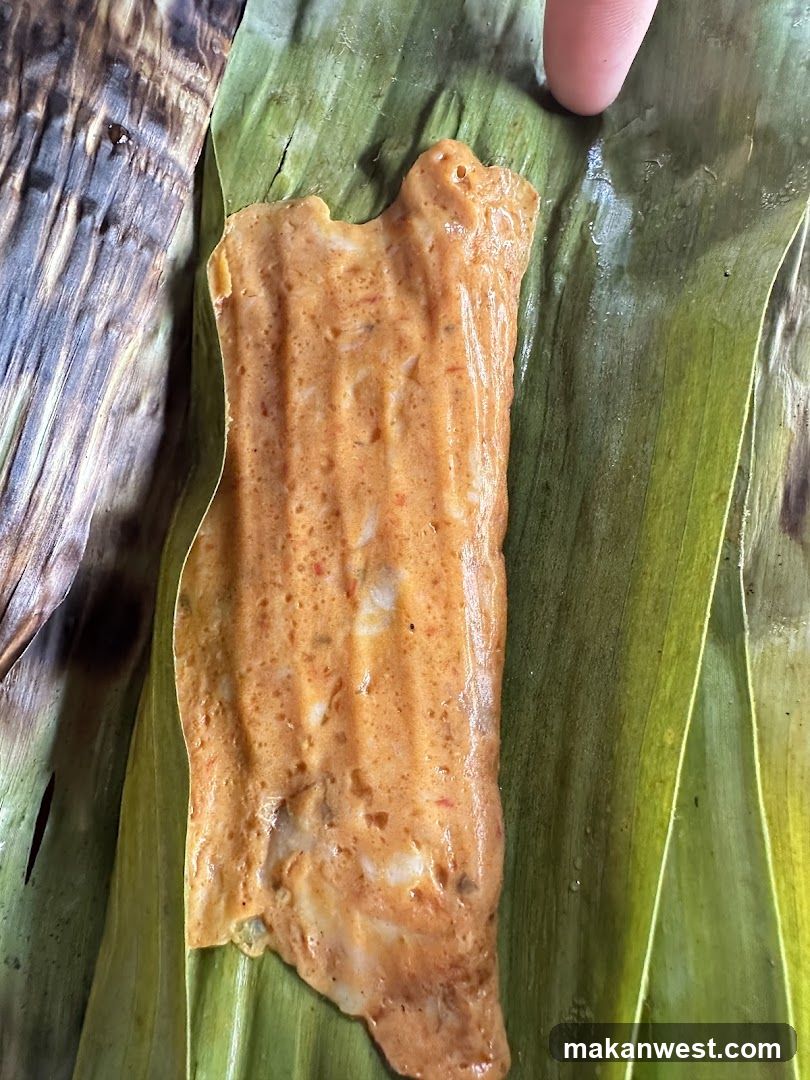 Steamed Fish Wrapped in Banana Leaf