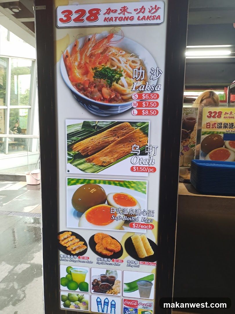 328 Katong Laksa Menu