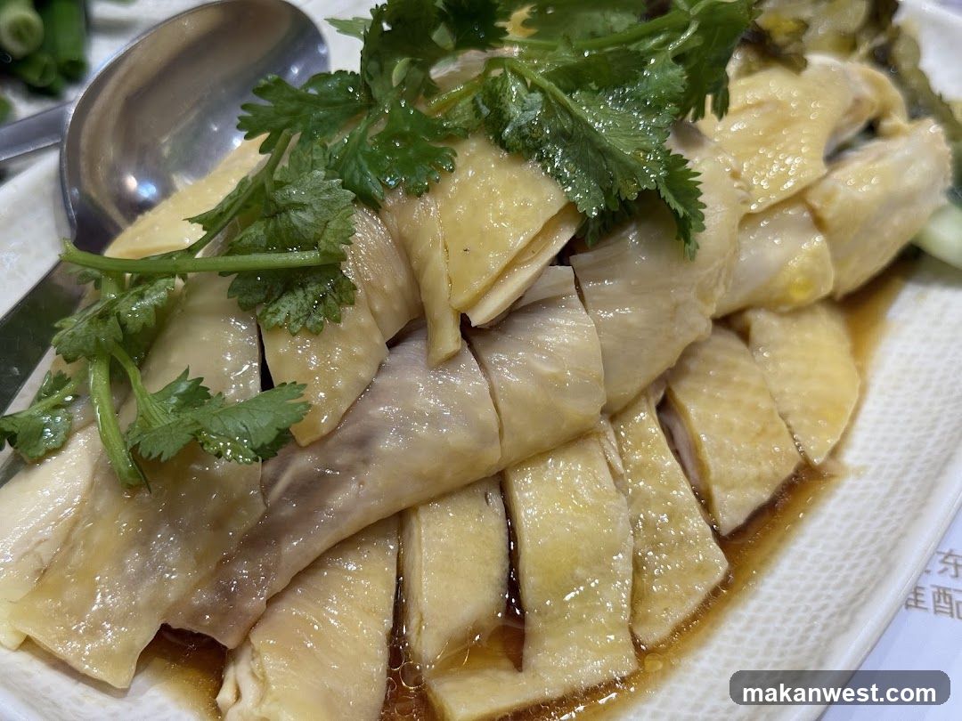 Steamed Chicken with Cilantro