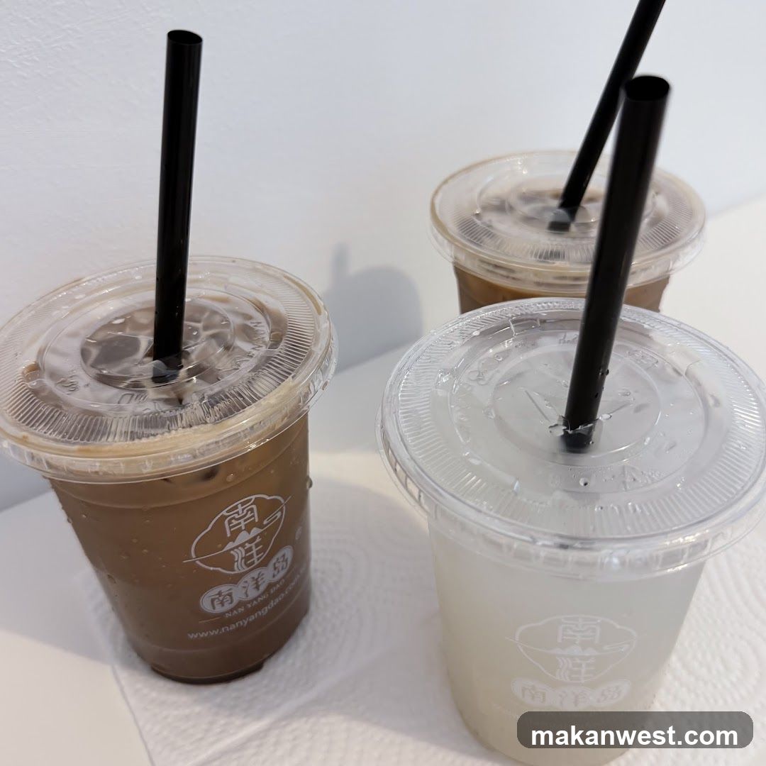 Iced beverages from Nanyang Island