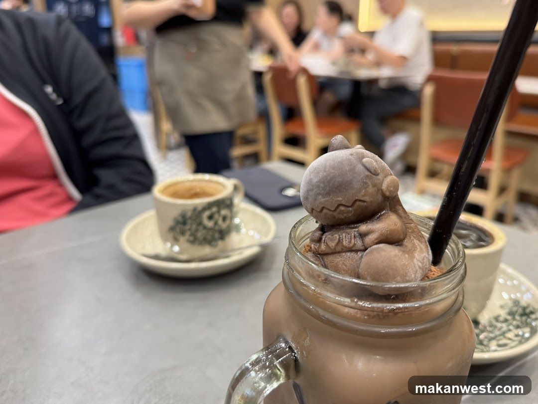 Coffee Shop Interior with Dessert