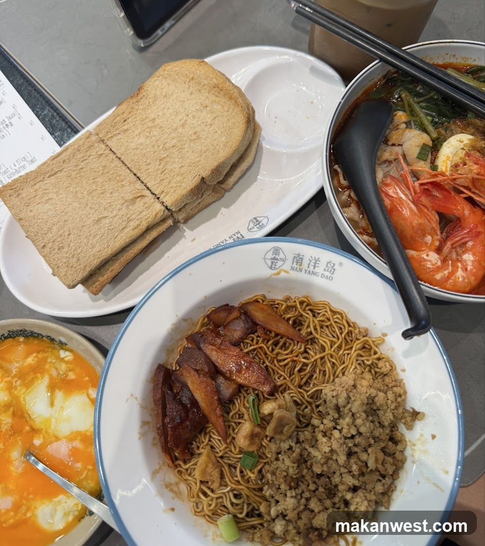 Nanyang Island Meal Spread