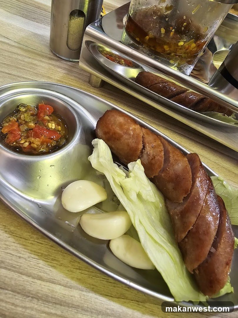 Sausage and Garlic Plate