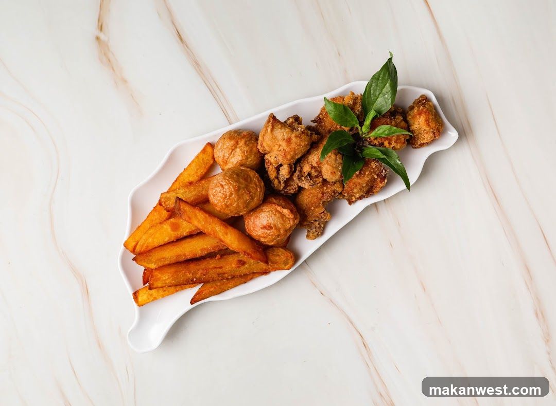 Fried Chicken and Fries Plate