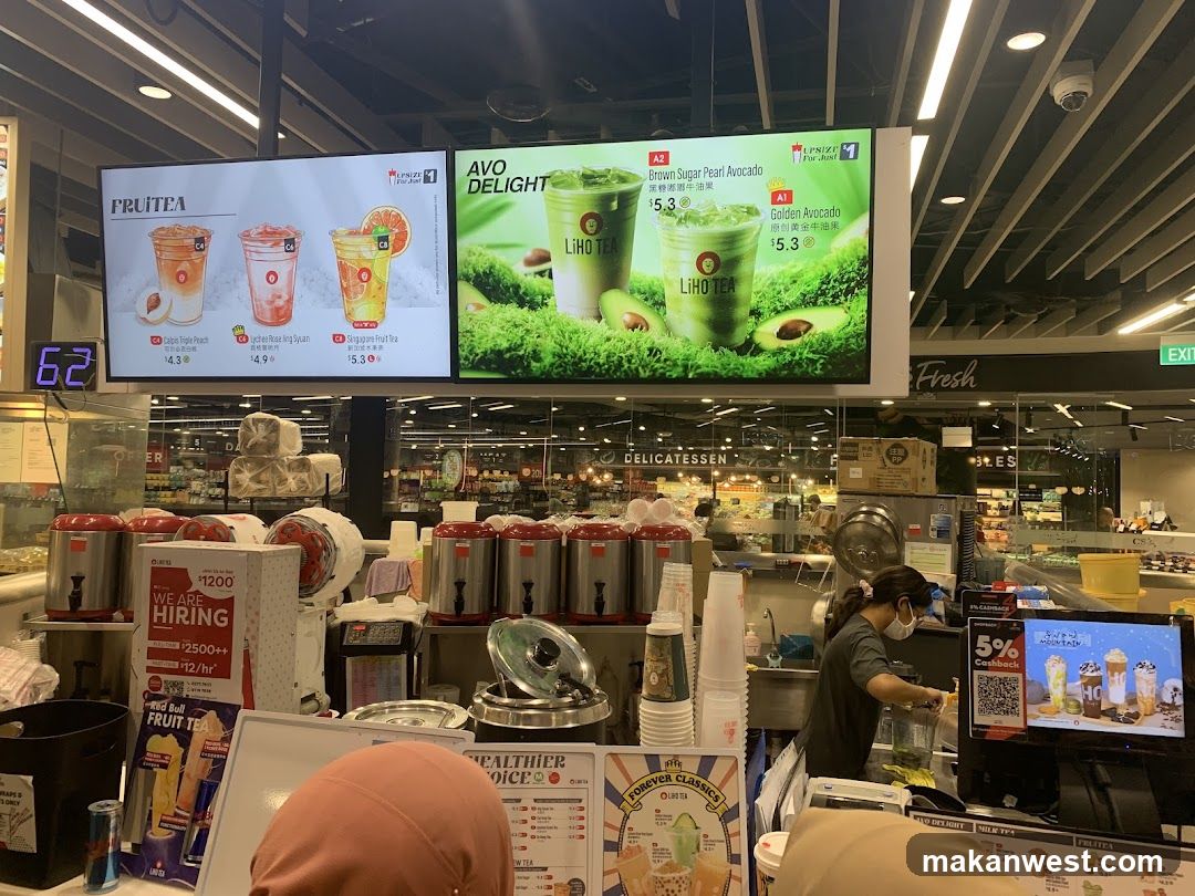 Fruit Tea and Avo Delight Display