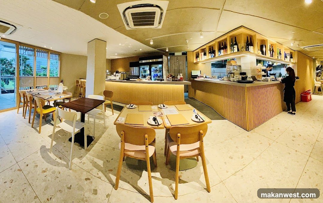 Restaurant Interior with Bar Area