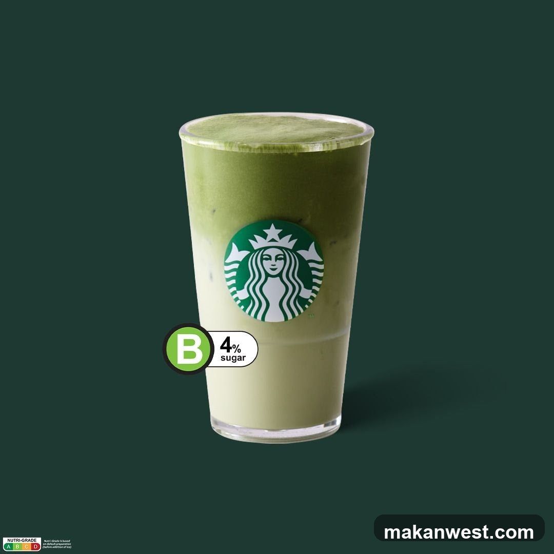 Starbucks Matcha Latte with Sugar Rating B