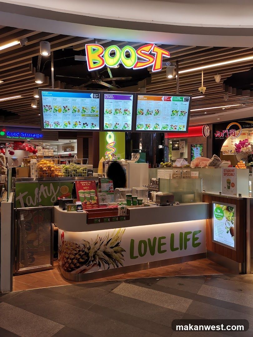 Boost Juice Store Interior