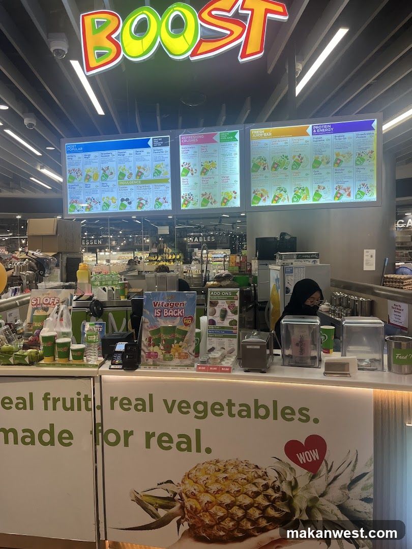 Boost Juice Counter Interior
