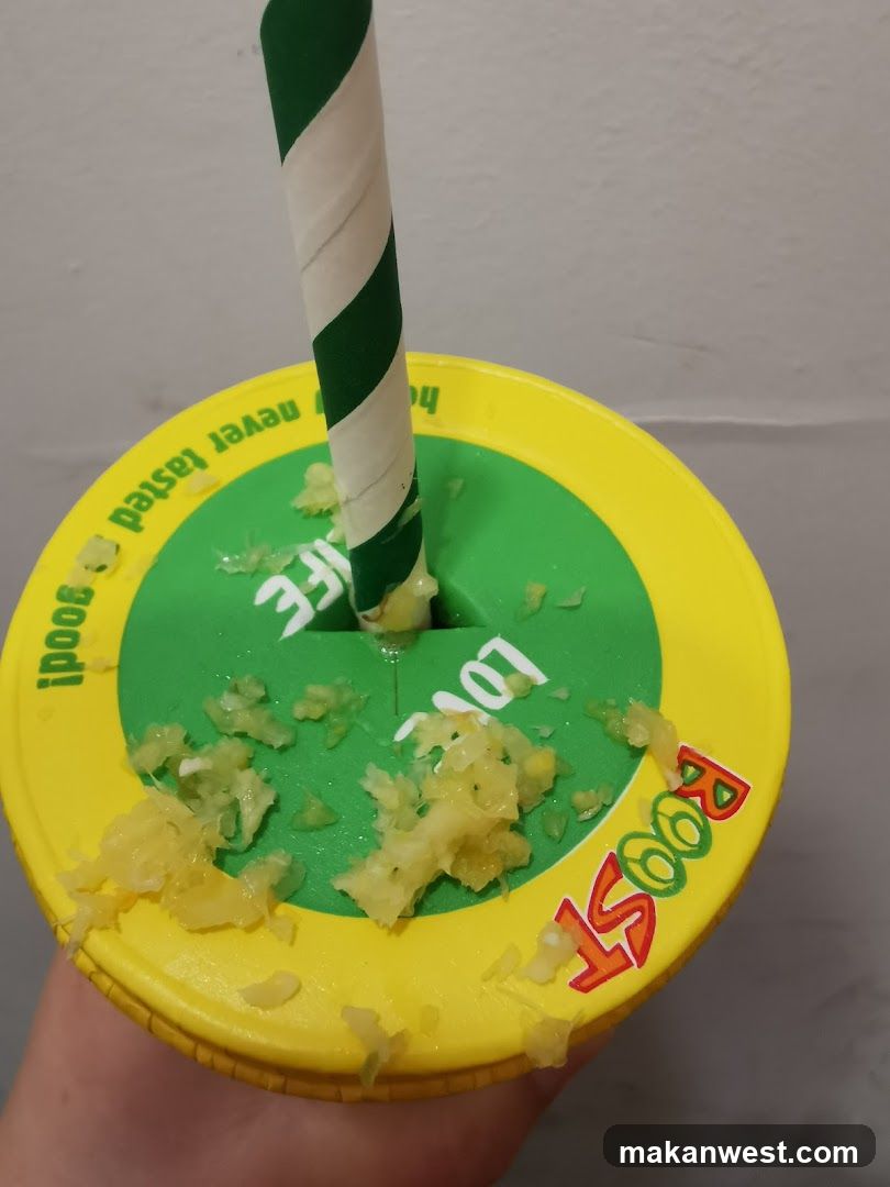 Lipton Ice Tea Cup Lid with Straw