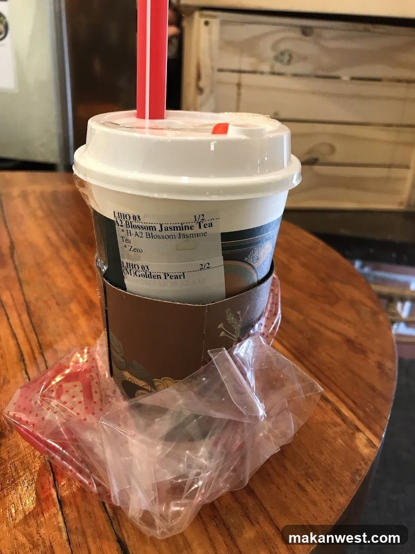 Beverage Cup on Wooden Table