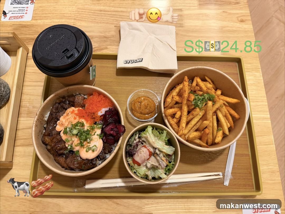 Gyushi Meal Spread