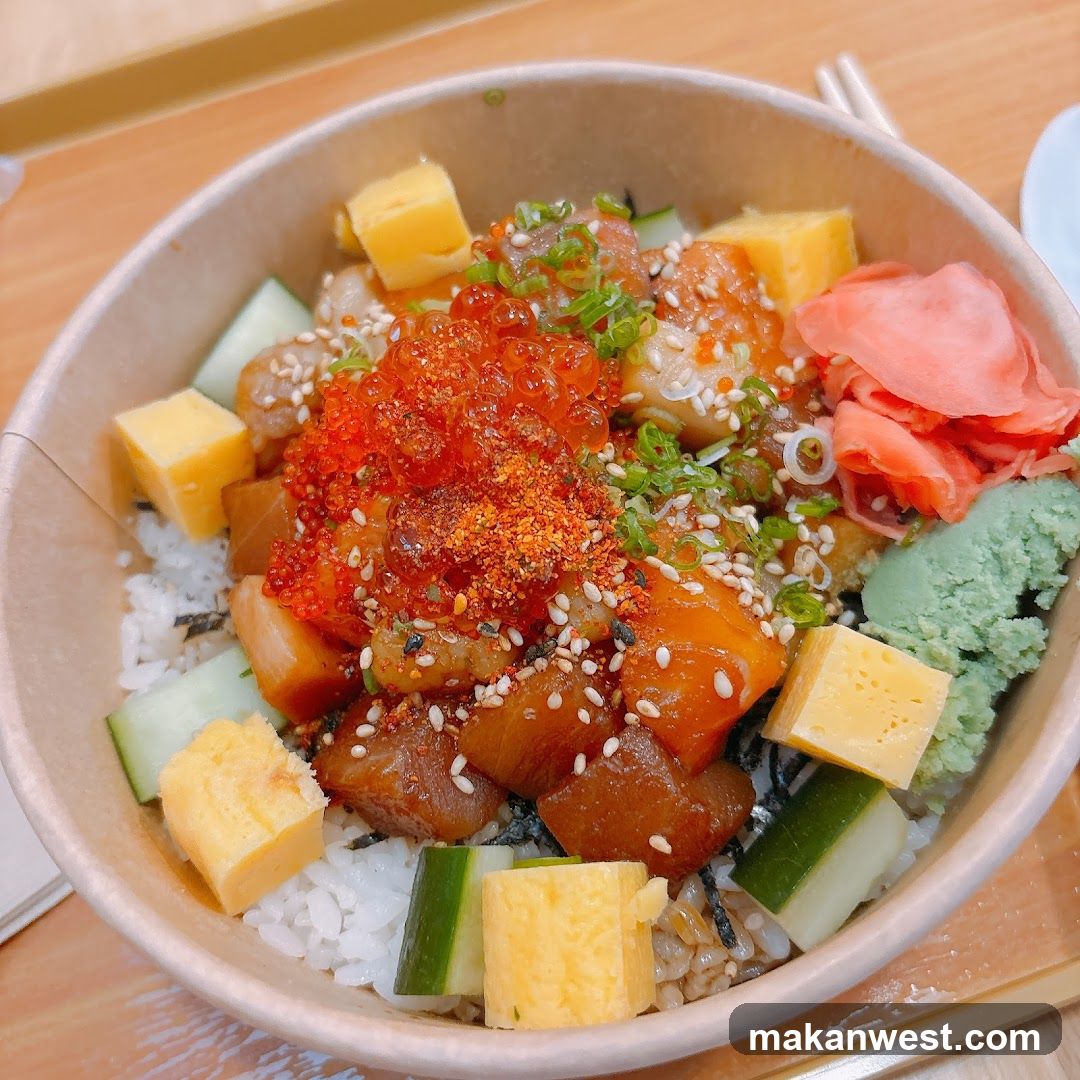 Bowl of Fish Cakes with Tuna and Egg
