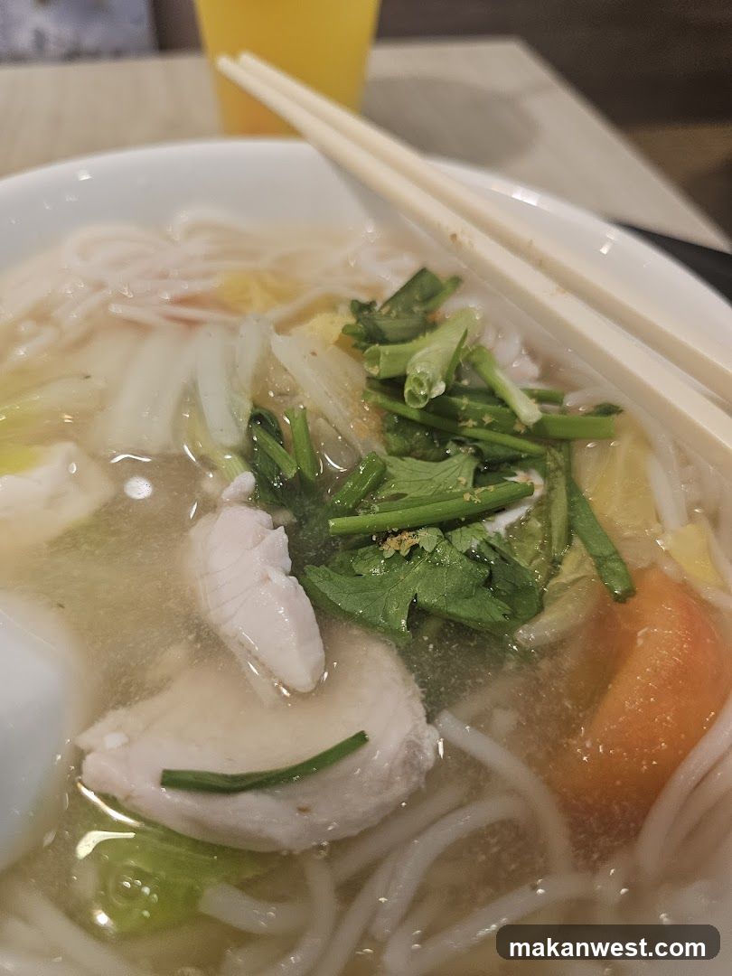 Noodle Soup with Chicken and Vegetables