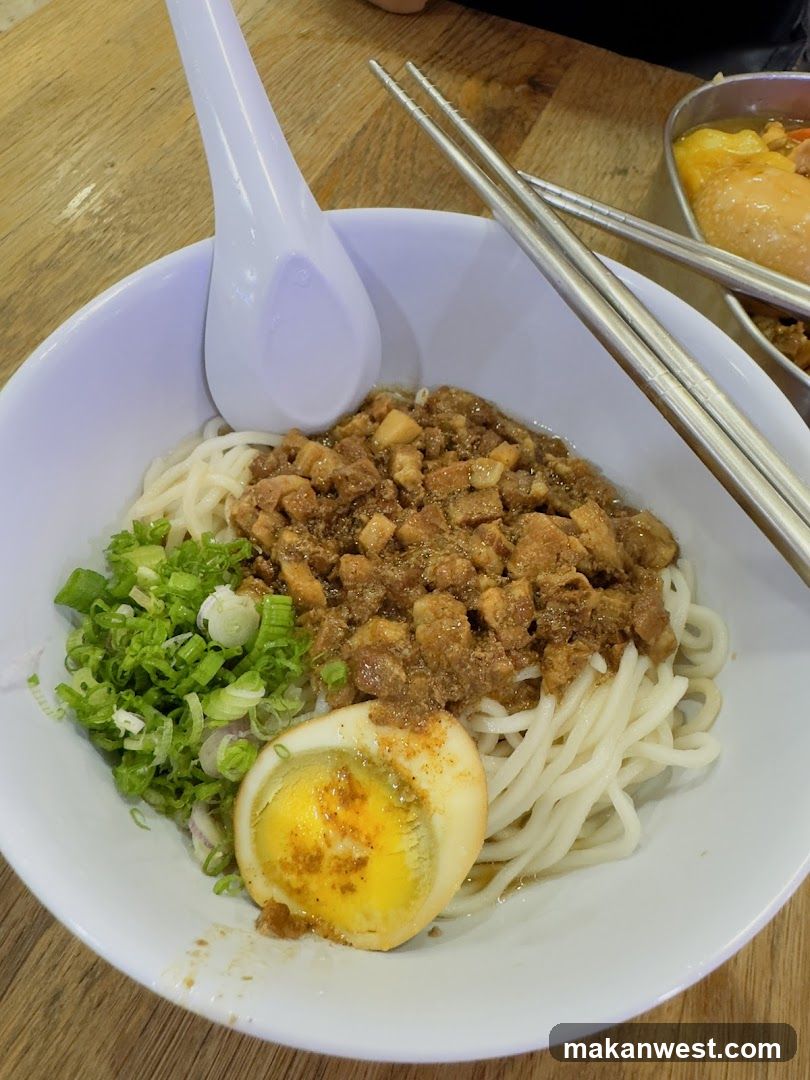 Bowl of Noodles with Toppings