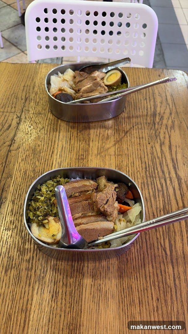 Lunch Bites on Wooden Table