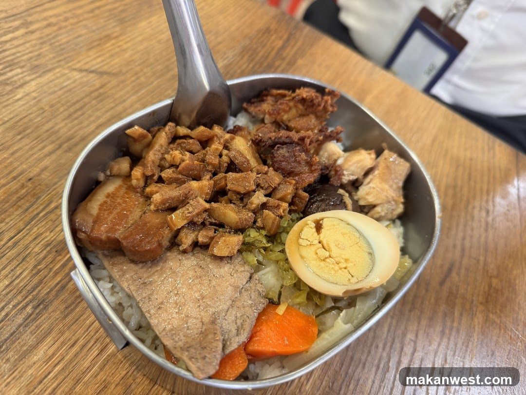 Bowl of Rice with Meat and Egg