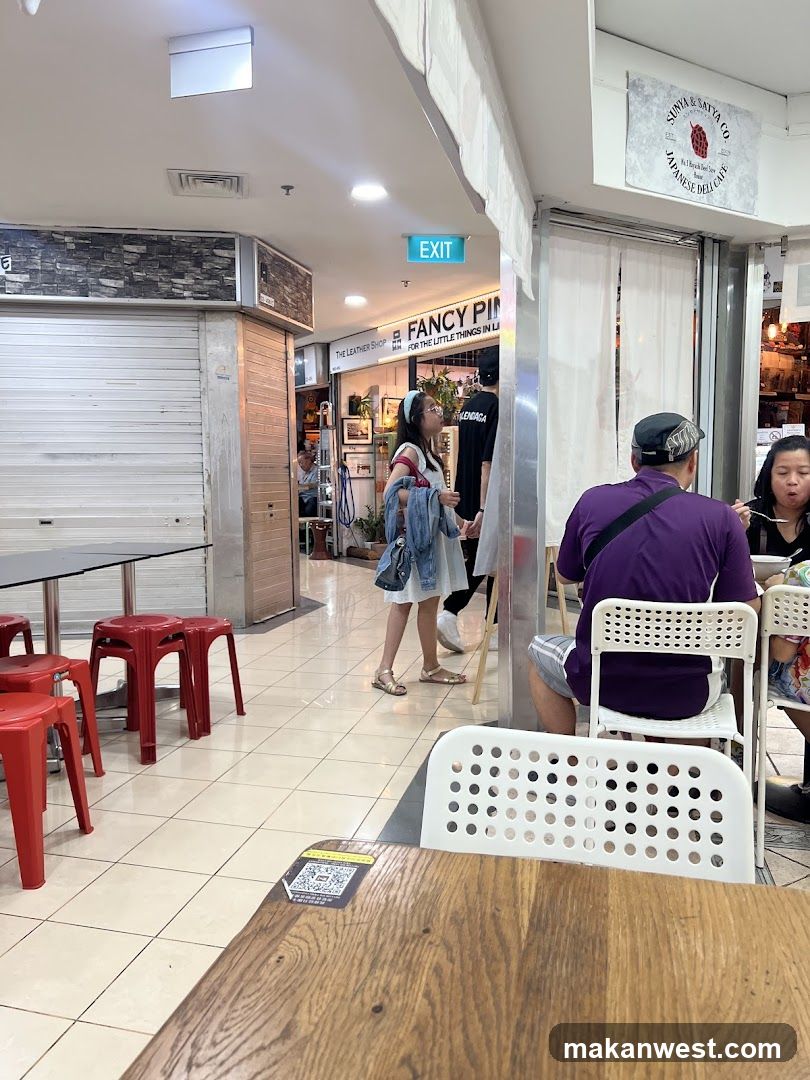 Food Court Interior Scene