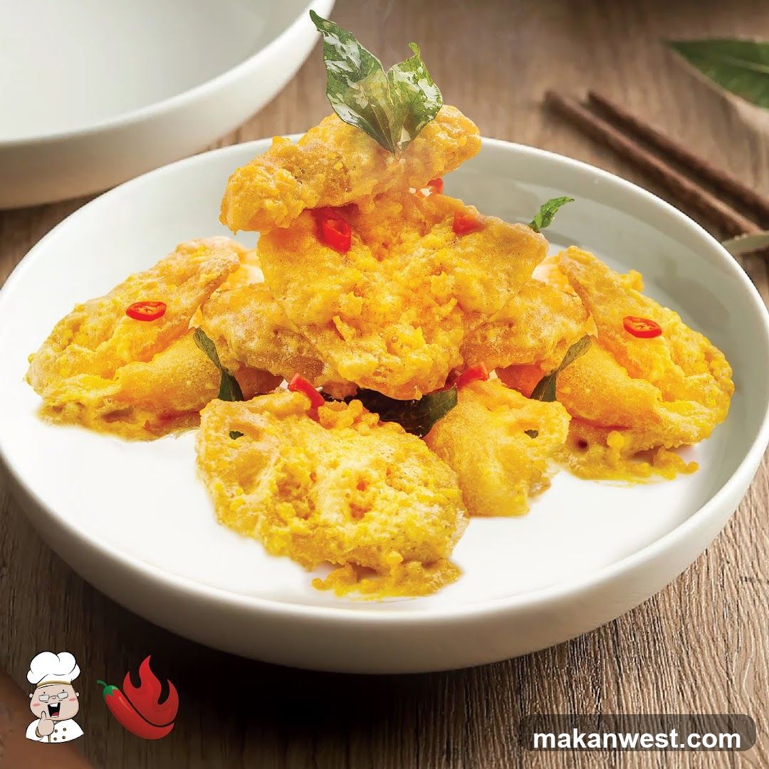 Fried Lotus Root Chips with Chili