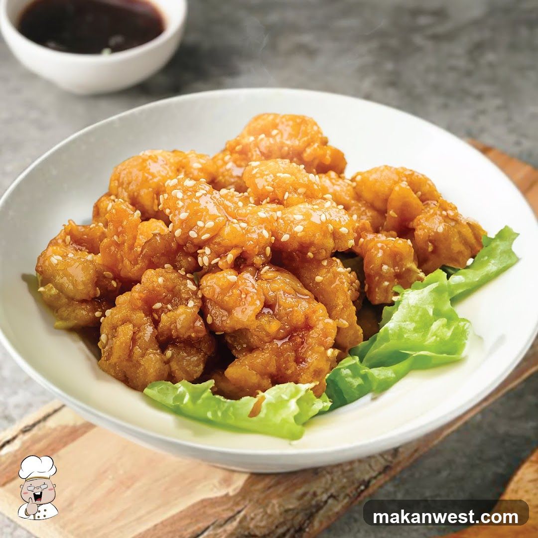 Crispy Chicken with Sesame Seeds