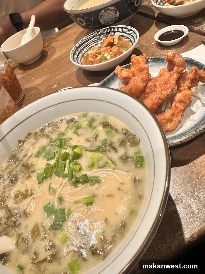 Ramen and Tempura Meal