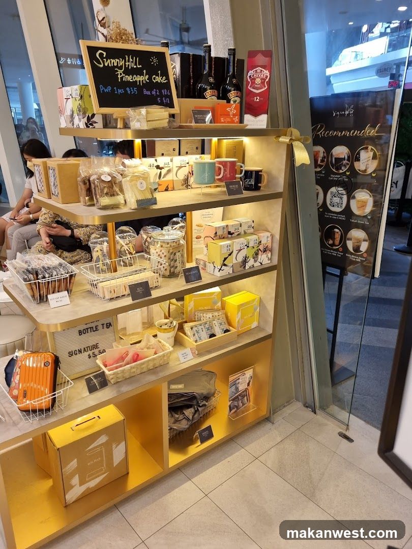 Sunny Hill Pineapple Cake Shop Interior Display
