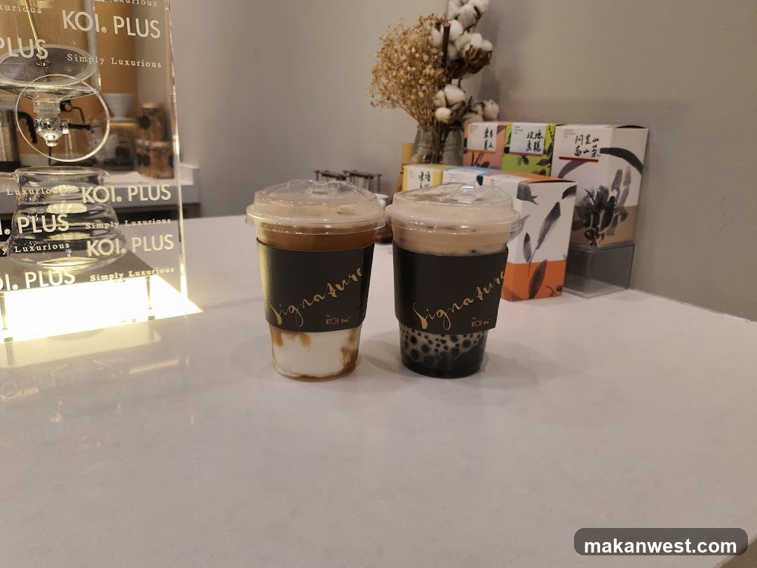 Signature Drinks Display