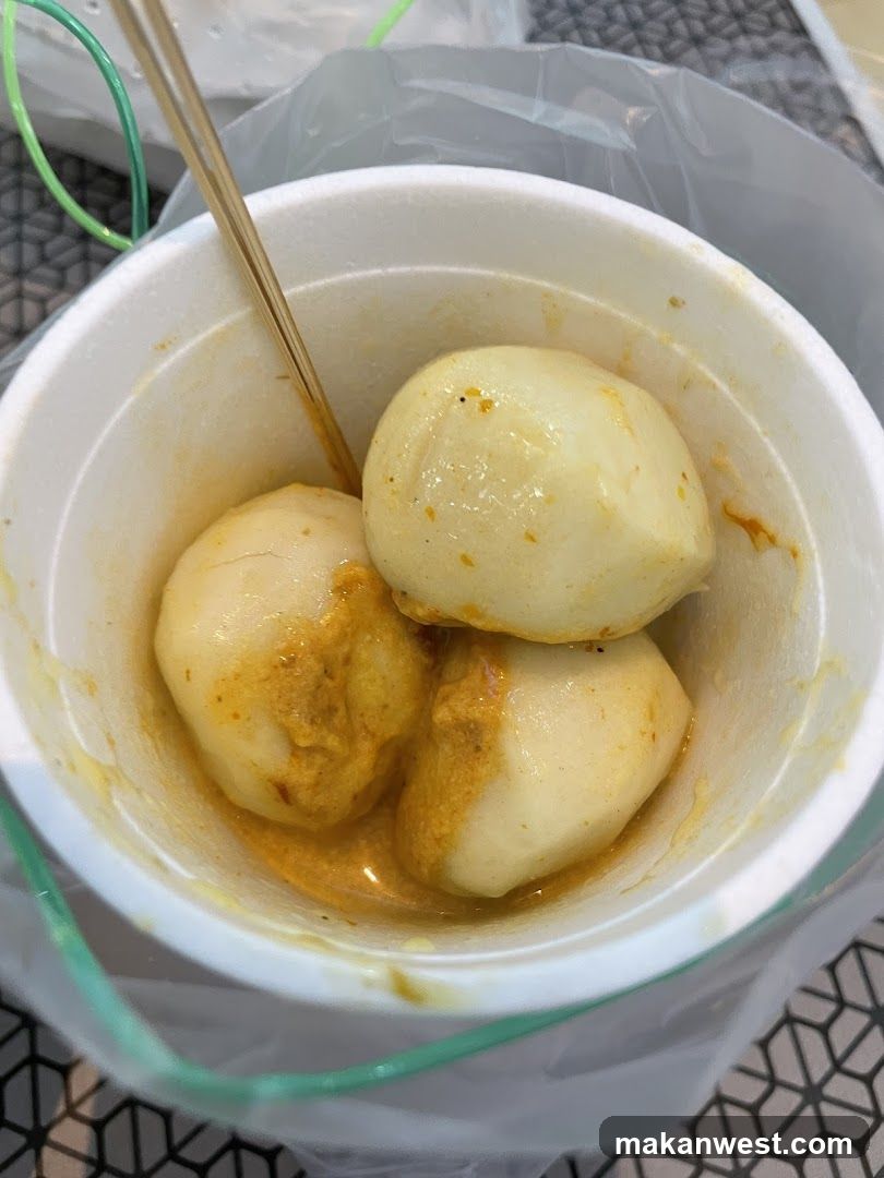 Curry Dumplings in Cup