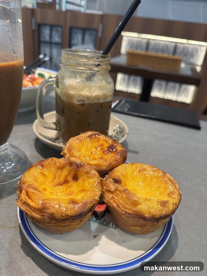 Egg Tarts and Iced Coffee