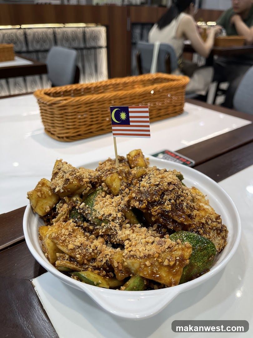Malaysian Flag Dish with Crispy Topping