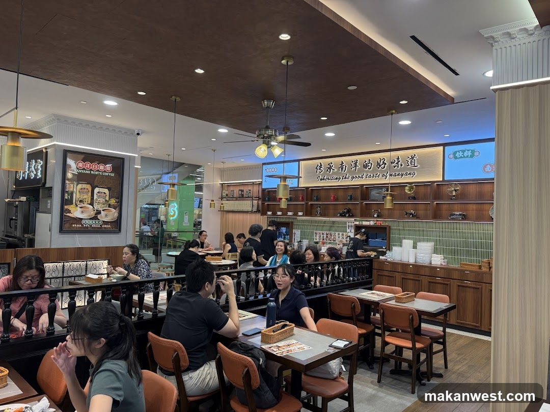Dining Interior with Patrons and Staff