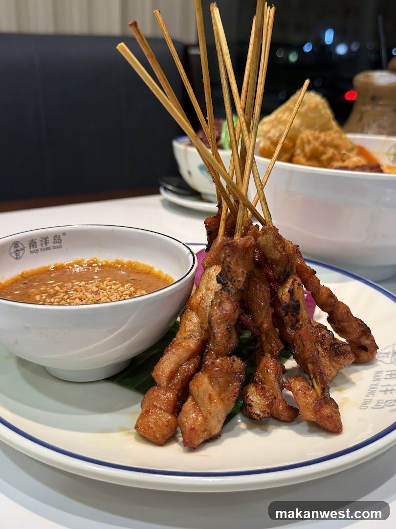 Grilled Skewers with Sauce