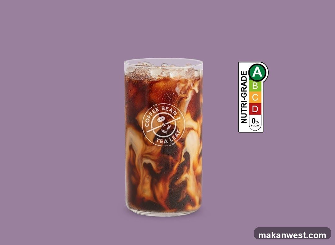 Iced Coffee with Nutri-Grade Label