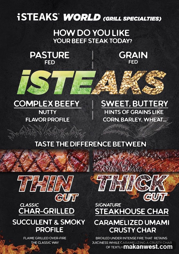 iSteaks World Grill Specialties Ad