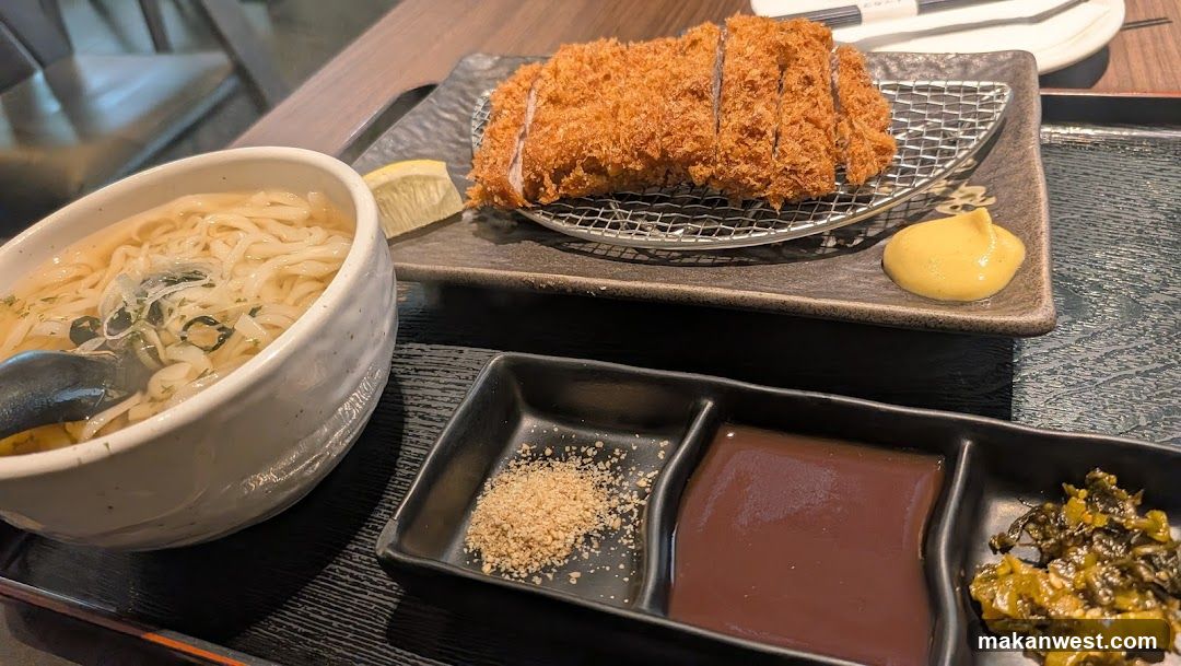 Tonkatsu and Udon Set