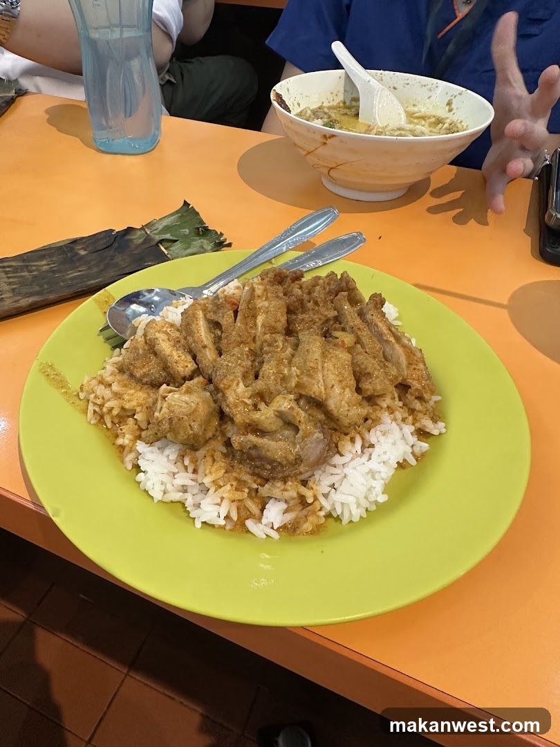 Curry Chicken Rice Plate