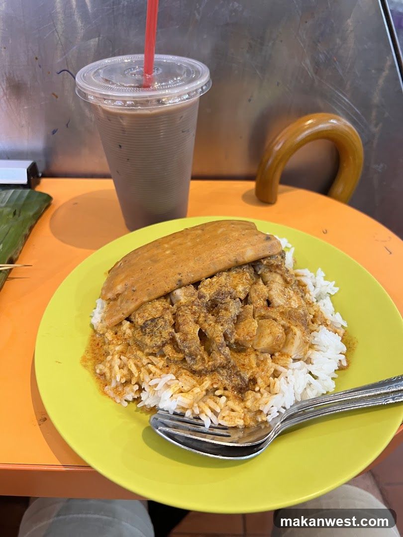 Chicken Rice with Iced Drink