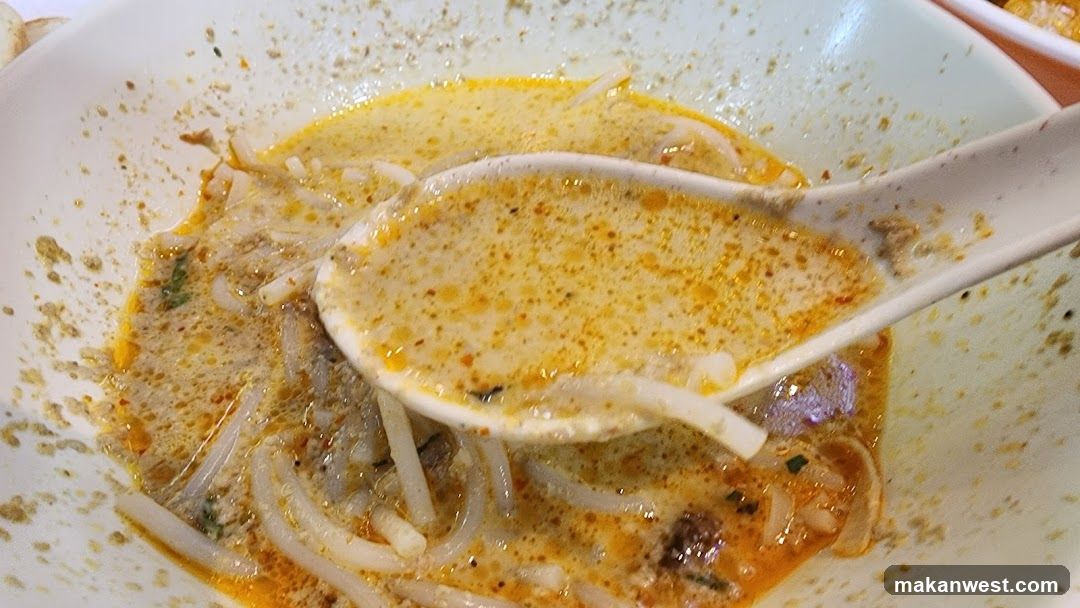 Close-up of Laksa